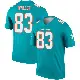 ＃83 Men's Darren Waller Aqua Legend Miami Dolphins Jersey