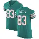 ＃83 Men's Darren Waller Green Elite Miami Dolphins Aqua Alternate Vapor Untouchable Jersey