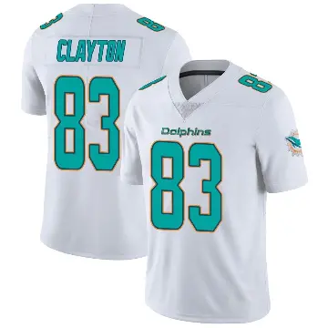 ＃83 Men's Mark Clayton White Miami Dolphins limited Vapor Untouchable Jersey
