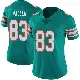 ＃83 Women's Darren Waller Aqua Limited Miami Dolphins Alternate Vapor Untouchable Jersey