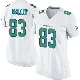 ＃83 Women's Darren Waller White Game Miami Dolphins Jersey