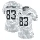 ＃83 Women's Mark Clayton Arctic Camo Limited Miami Dolphins 2024 Salute to Service Jersey