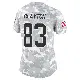 ＃83 Women's Mark Clayton Arctic Camo Limited Miami Dolphins 2024 Salute to Service Jersey