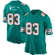 ＃83 Youth Darren Waller Aqua Game Miami Dolphins Alternate Jersey