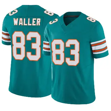 ＃83 Youth Darren Waller Aqua Limited Miami Dolphins Alternate Vapor F.U.S.E. Jersey