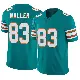 ＃83 Youth Darren Waller Aqua Limited Miami Dolphins Alternate Vapor F.U.S.E. Jersey