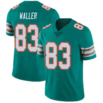 ＃83 Youth Darren Waller Aqua Limited Miami Dolphins Alternate Vapor Untouchable Jersey