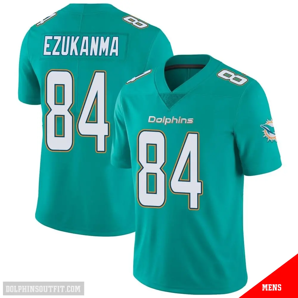 ＃84 Men's Erik Ezukanma Aqua Limited Miami Dolphins Team Color Vapor Untouchable Jersey