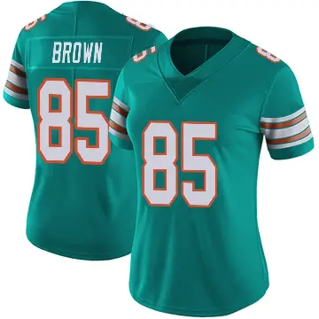 ＃85 Women's Pharaoh Brown Aqua Limited Miami Dolphins Alternate Vapor Untouchable Jersey