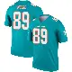 ＃89 Youth Nat Moore Aqua Legend Miami Dolphins Jersey