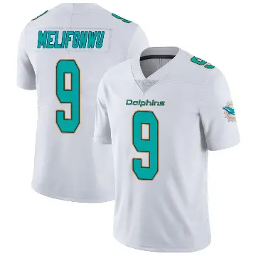 ＃9 Men's Ifeatu Melifonwu White Miami Dolphins limited Vapor Untouchable Jersey