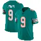 ＃9 Men's Melvin Ingram Aqua Limited Miami Dolphins Alternate Vapor Untouchable Jersey