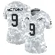 ＃9 Women's Ifeatu Melifonwu Arctic Camo Limited Miami Dolphins 2024 Salute to Service Jersey