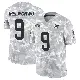 ＃9 Youth Ifeatu Melifonwu Arctic Camo Limited Miami Dolphins 2024 Salute to Service Jersey