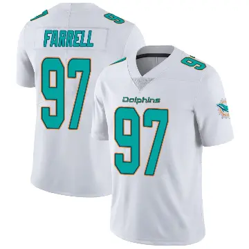 ＃97 Youth Neil Farrell White Miami Dolphins limited Vapor Untouchable Jersey