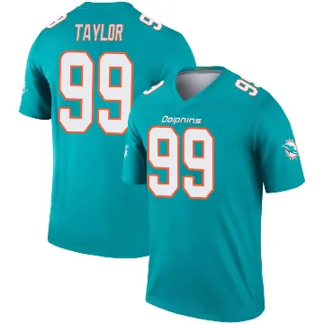 ＃99 Youth Jason Taylor Aqua Legend Miami Dolphins Inverted Jersey