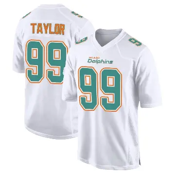 ＃99 Youth Jason Taylor White Game Miami Dolphins Fashion Jersey